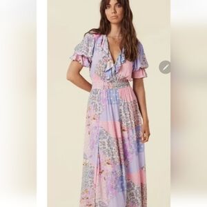 Spell Pastel Patchwork Maxi Dress